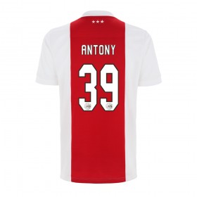 Fußballtrikots Ajax Amsterdam Antony 39 2021-2022 Kurzarm Heimtrikotsatz kaufen